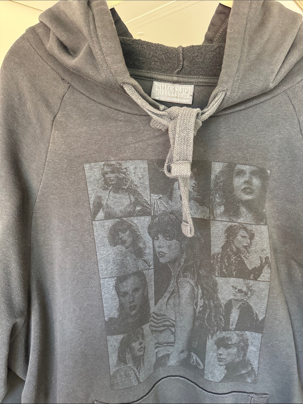 Taylor Swift Black The Eras Tour Pullover Hoodie